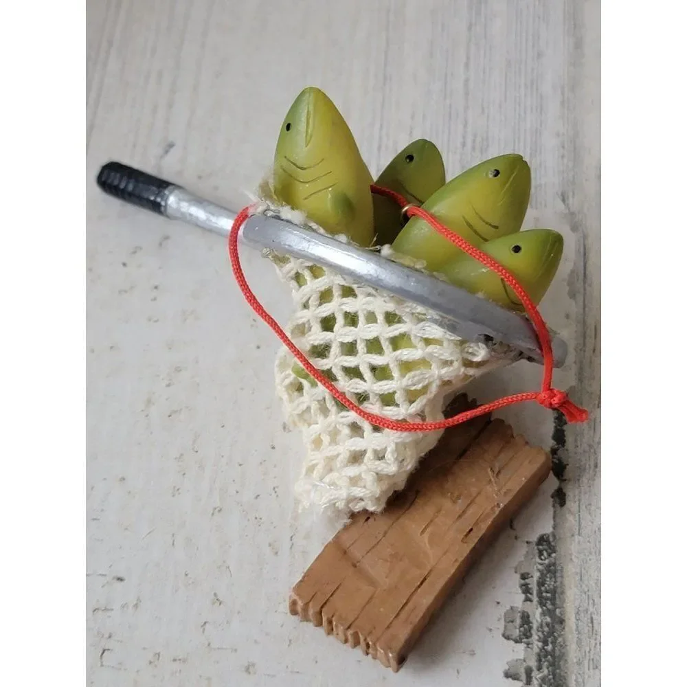 Net profit fish fishing bass ornament Xmas‎ decor